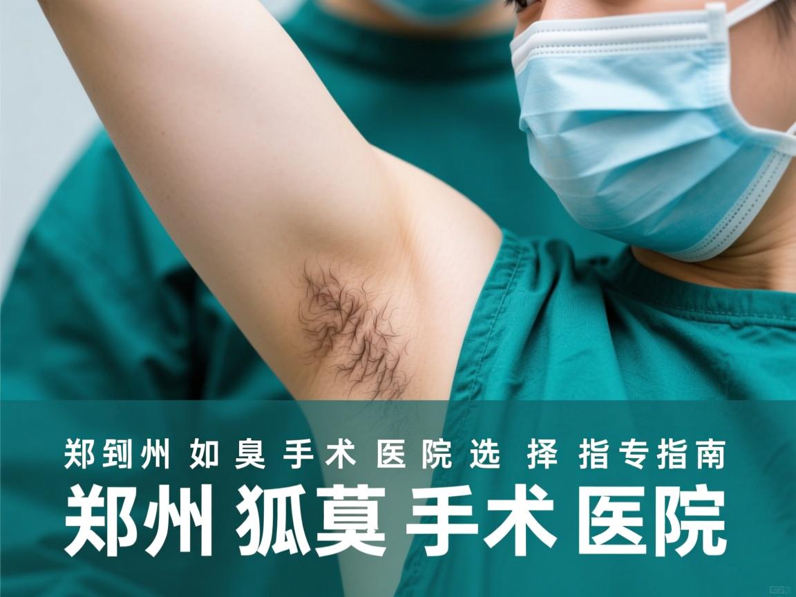 郑州狐臭手术医院选择指南，如何找到专业的郑州狐臭手术医院