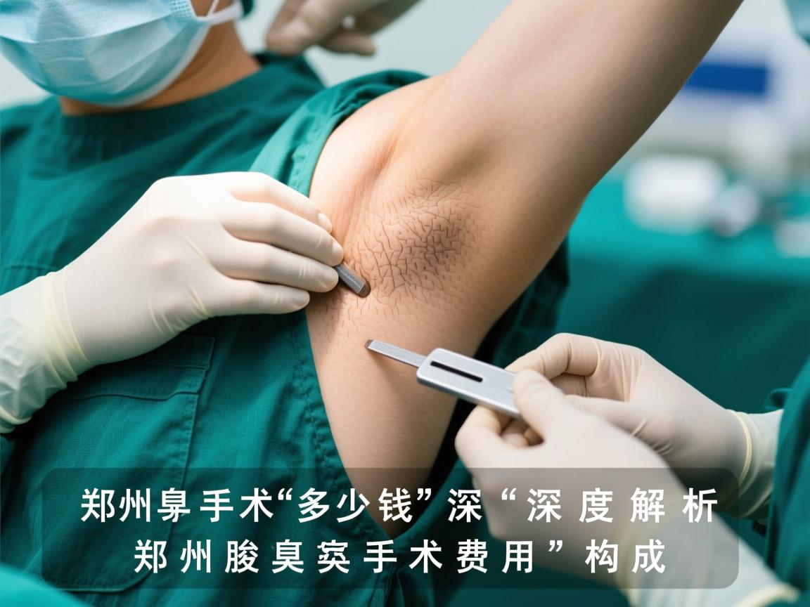 郑州腋臭手术多少钱，深度解析郑州腋臭手术费用构成