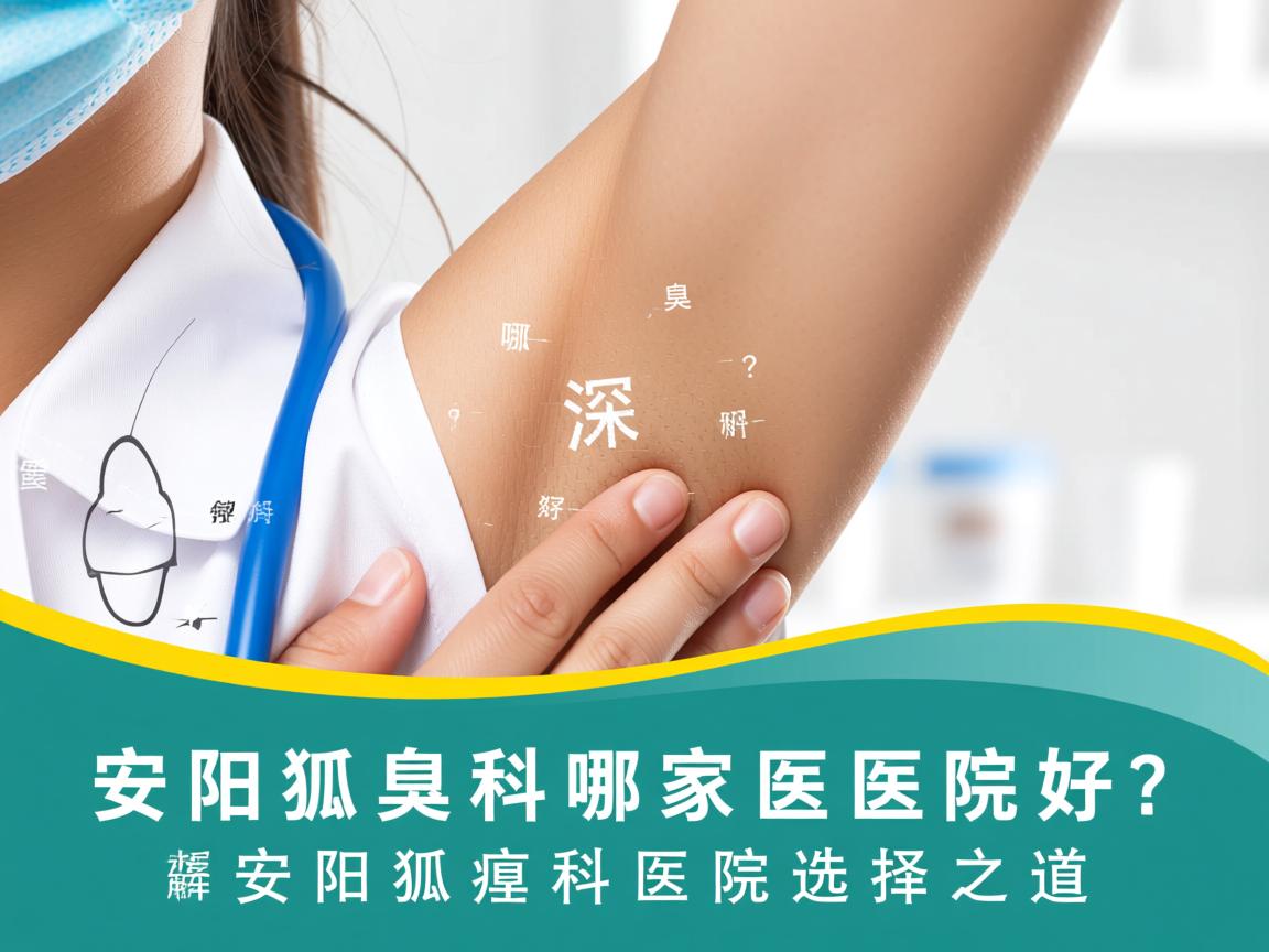 安阳狐臭科哪家医院好？深度解析安阳狐臭科医院选择之道