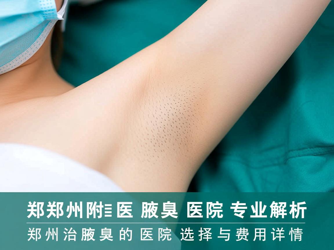 郑州附医腋臭医院专业解析，郑州治腋臭的医院选择与费用详情