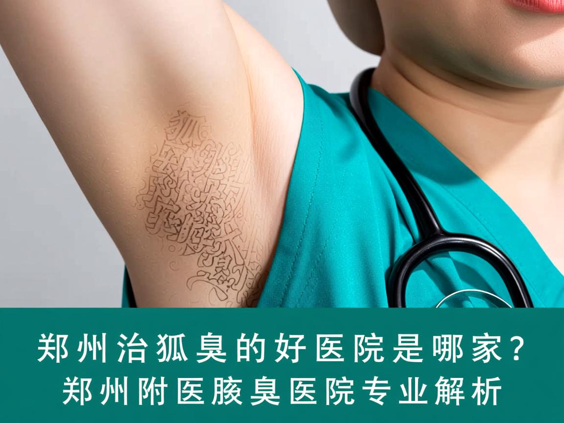 郑州治狐臭的好医院是哪家？郑州附医腋臭医院专业解析