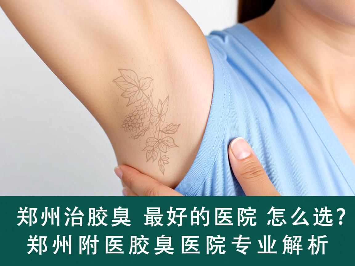 郑州治腋臭最好的医院怎么选？郑州附医腋臭医院专业解析