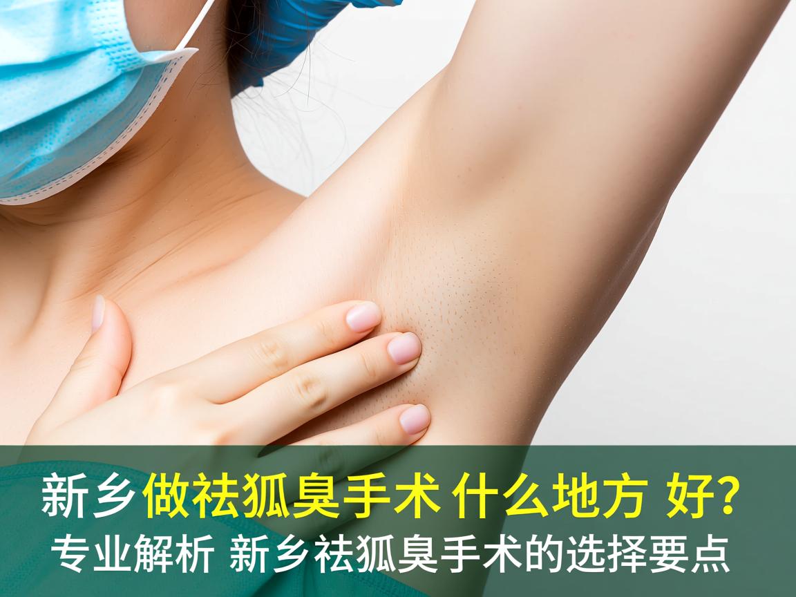 新乡做祛狐臭手术什么地方好？专业解析新乡祛狐臭手术的选择要点