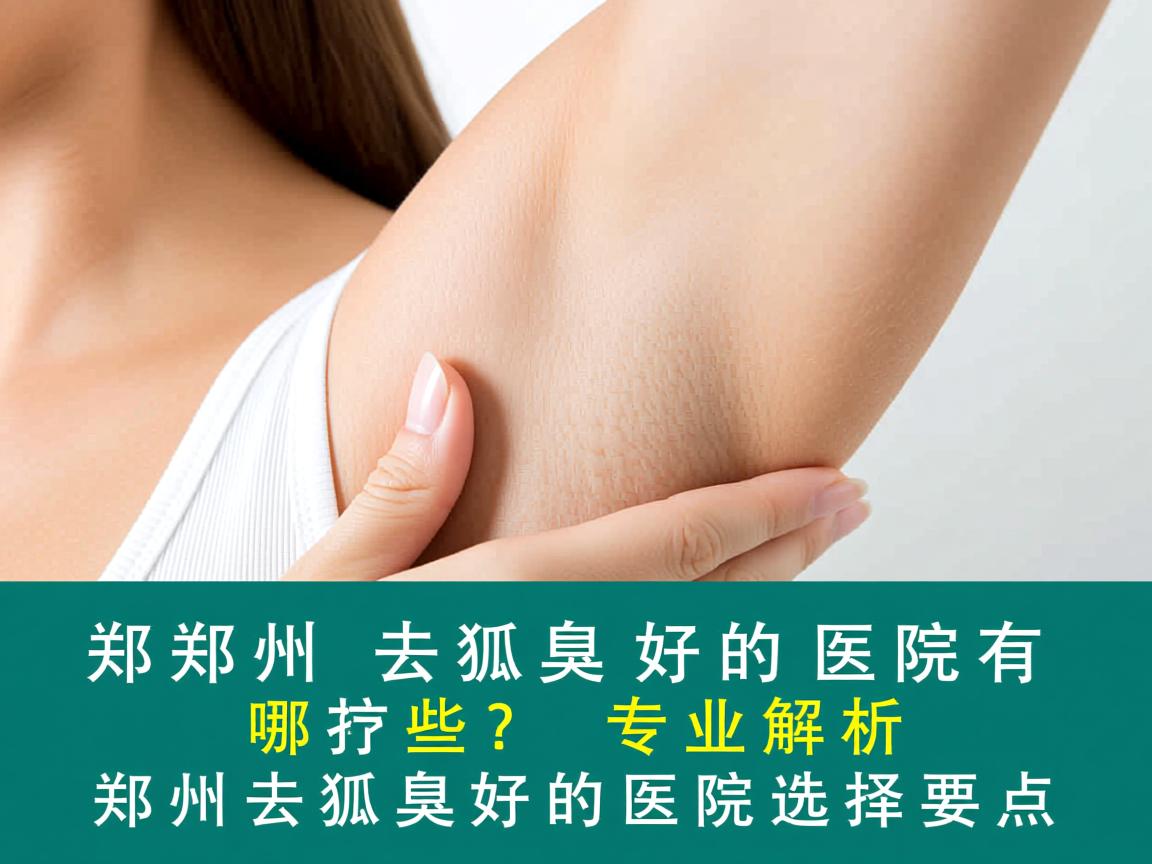 郑州去狐臭好的医院有哪些?专业解析郑州去狐臭好的医院选择要点 郑州去狐臭好的医院有哪些?专业解析郑州去狐臭好的医院选择要点