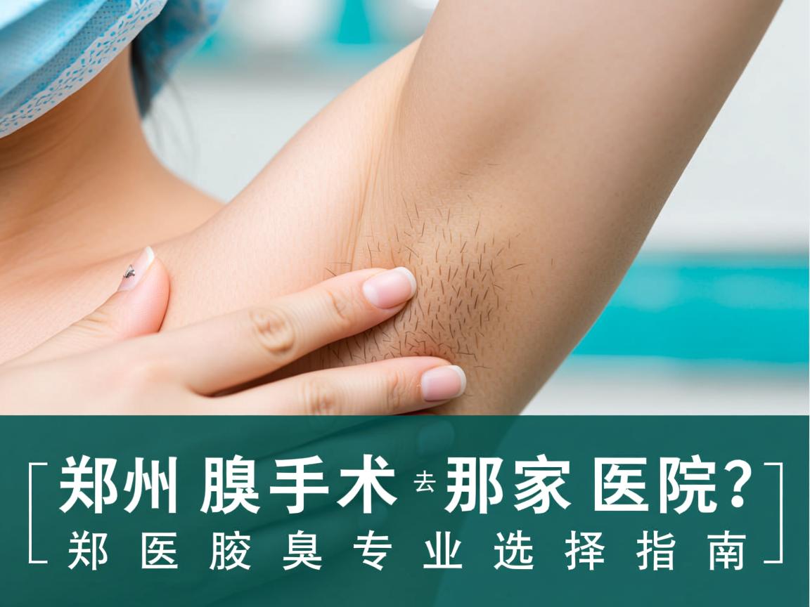 郑州腋臭手术去那家医院?郑州腋臭医院专业选择指南 郑州腋臭手术去那家医院?郑州腋臭医院专业选择指南