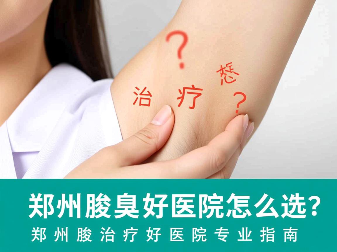 郑州腋臭治疗好医院怎么选？郑州腋臭治疗好医院专业指南