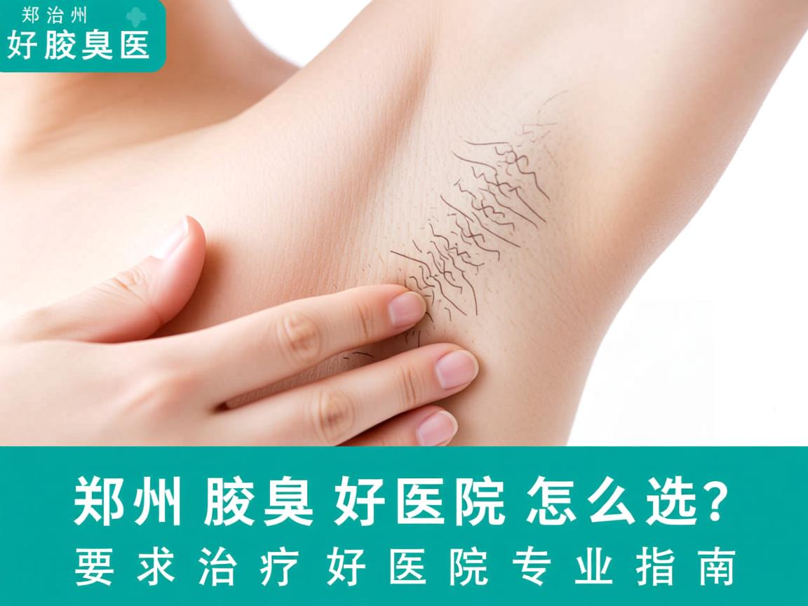 郑州腋臭治疗好医院怎么选？郑州腋臭治疗好医院专业指南