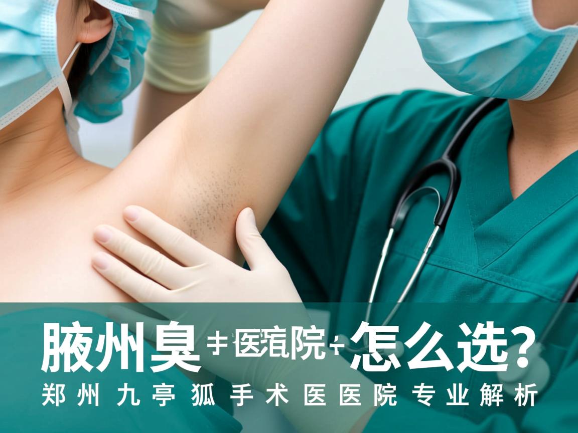 腋臭手术医院怎么选?郑州九亭狐臭手术医院专业解析 腋臭手术医院怎么选?郑州九亭狐臭手术医院专业解析