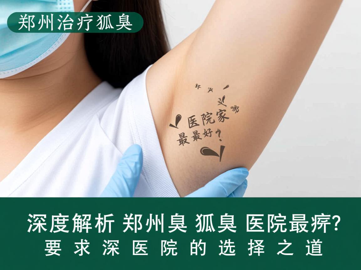 郑州治疗狐臭哪家医院最好?深度解析郑州狐臭医院的选择之道 郑州治疗狐臭哪家医院最好?深度解析郑州狐臭医院的选择之道