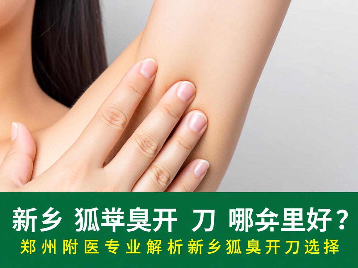 新乡狐臭开刀哪里好？郑州附医专业解析新乡狐臭开刀选择