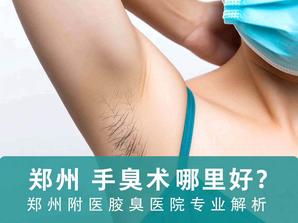 郑州腋臭手术哪里好？郑州附医腋臭医院专业解析