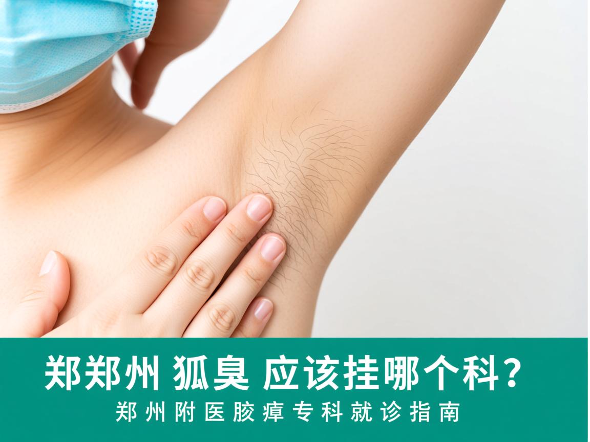 郑州狐臭应该挂哪个科？郑州附医腋臭专科就诊指南