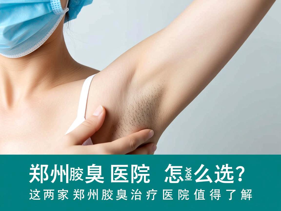 郑州腋臭医院怎么选？这两家郑州腋臭治疗医院值得了解