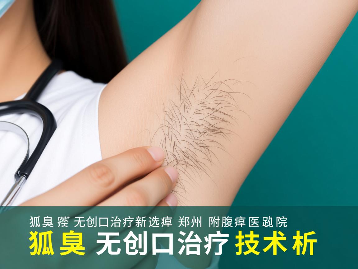 狐臭无创口治疗新选择,郑州附医腋臭医院的狐臭无创口治疗技术解析 狐臭无创口治疗新选择,郑州附医腋臭医院的狐臭无创口治疗技术解析