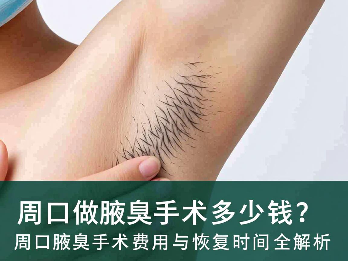 周口做腋臭手术多少钱？周口腋臭手术费用与恢复时间全解析