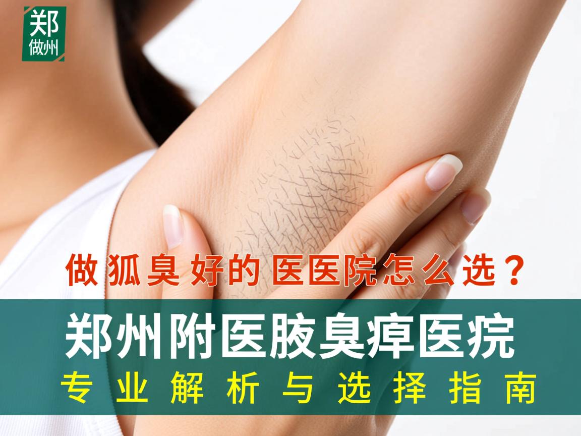 郑州做狐臭好的医院怎么选?郑州附医腋臭医院专业解析与选择指南 郑州做狐臭好的医院怎么选?郑州附医腋臭医院专业解析与选择指南