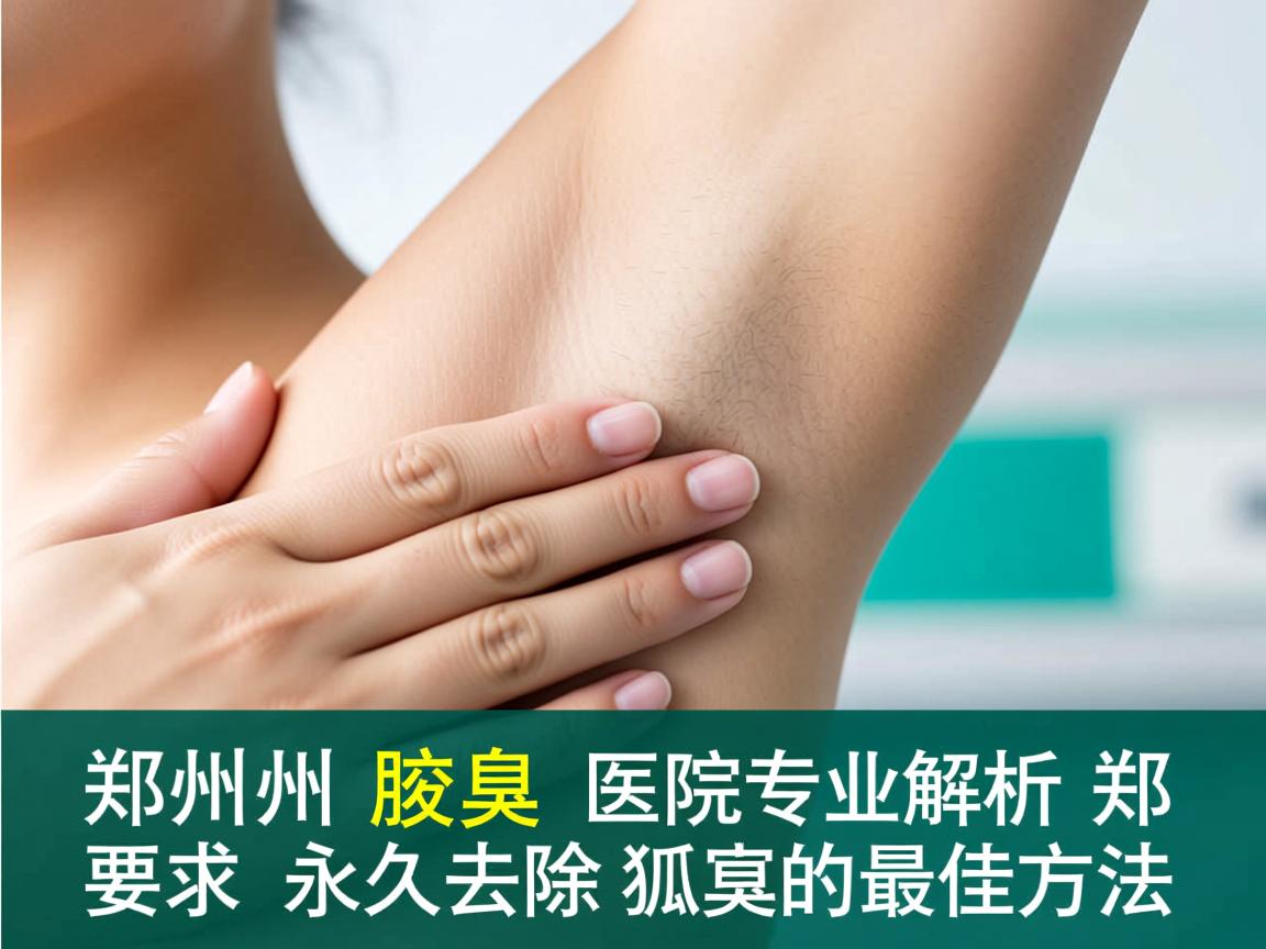 郑州腋臭医院专业解析，郑州永久去除狐臭的最佳方法