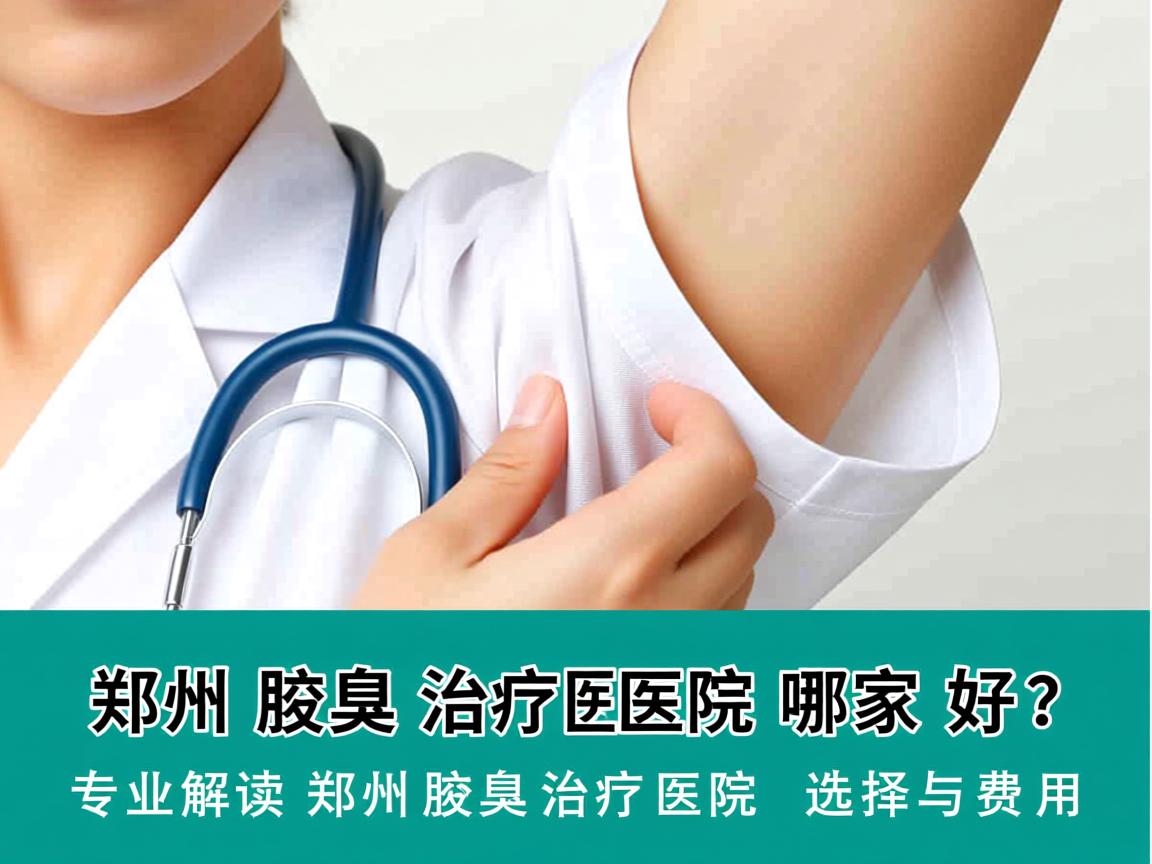 郑州腋臭治疗医院哪家好？专业解读郑州腋臭治疗医院的选择与费用