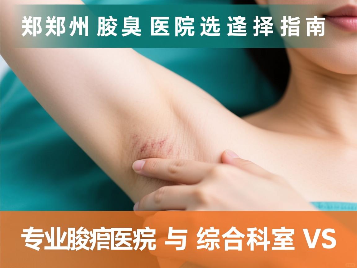 郑州腋臭医院选择指南，专业腋臭医院与综合科室对比