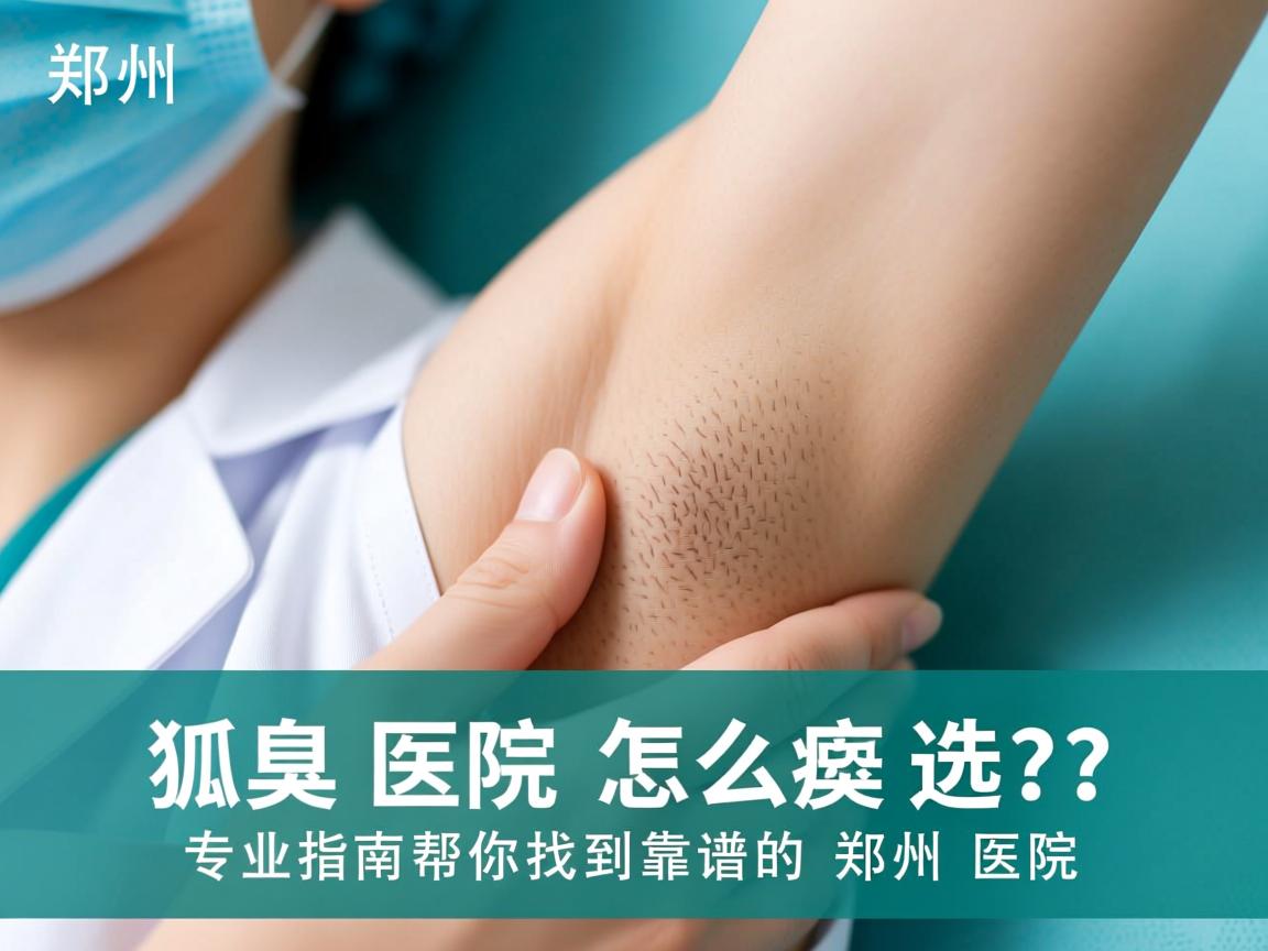 郑州狐臭医院怎么选？专业指南帮你找到靠谱的郑州狐臭医院