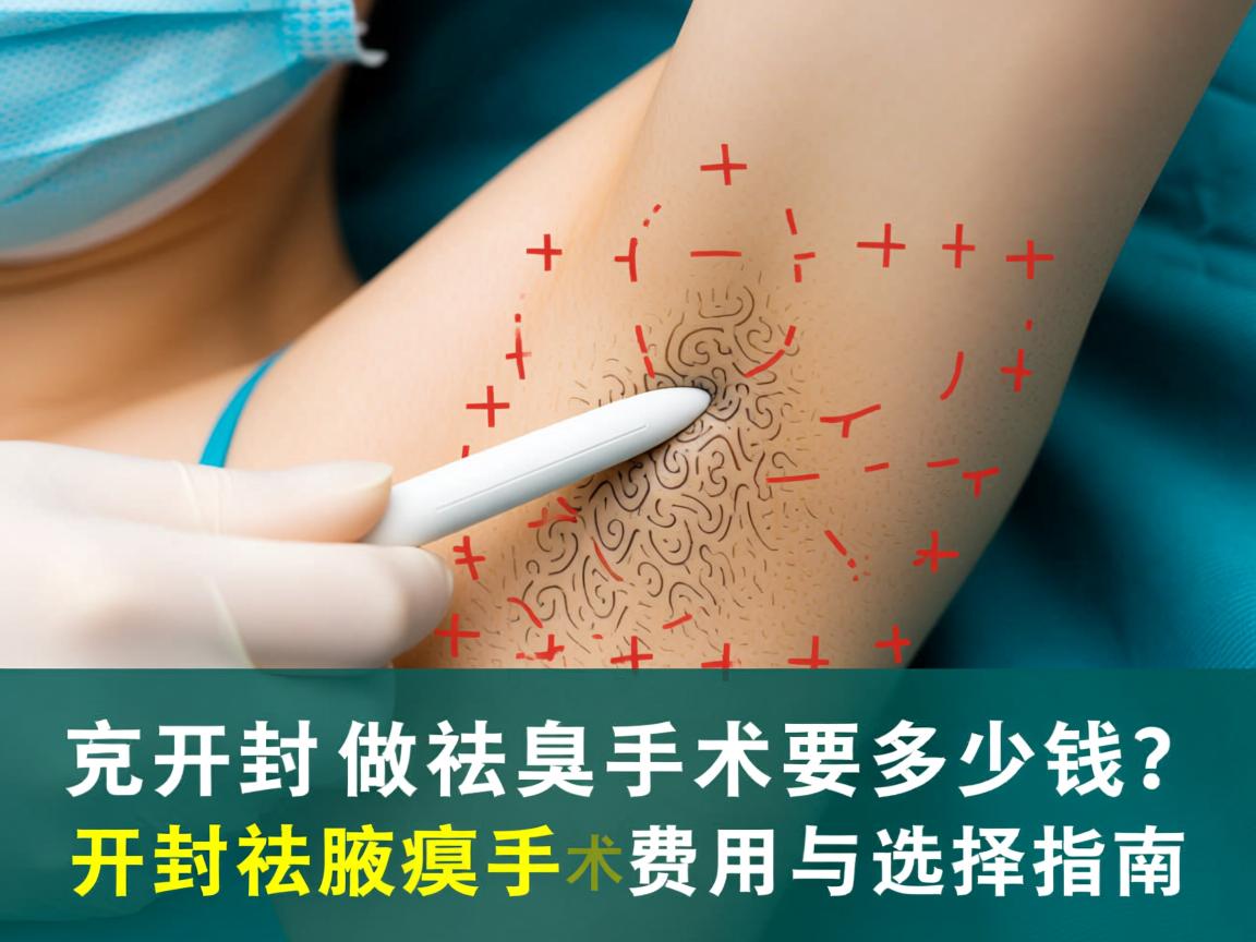 在开封做祛腋臭手术要多少钱?开封祛腋臭手术费用与选择指南 在开封做祛腋臭手术要多少钱?开封祛腋臭手术费用与选择指南