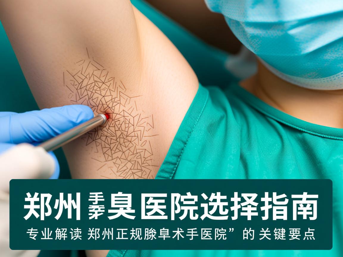 郑州腋臭手术医院选择指南，专业解读郑州正规腋臭手术医院的关键要点
