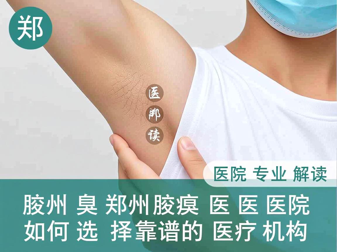 郑州腋臭医院专业解读，郑州腋臭医院如何选择靠谱的医疗机构