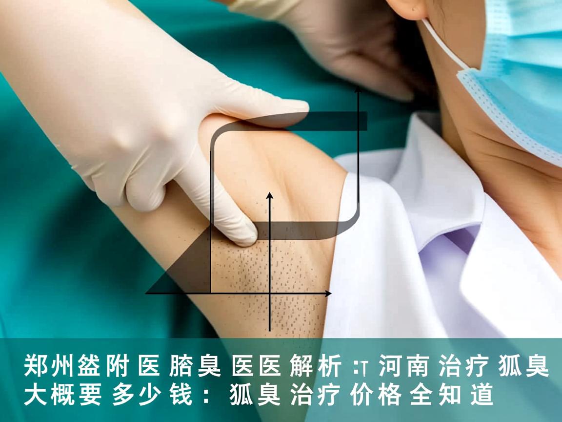 郑州附医腋臭医院解析，河南治疗狐臭大概要多少钱，狐臭治疗价格全知道