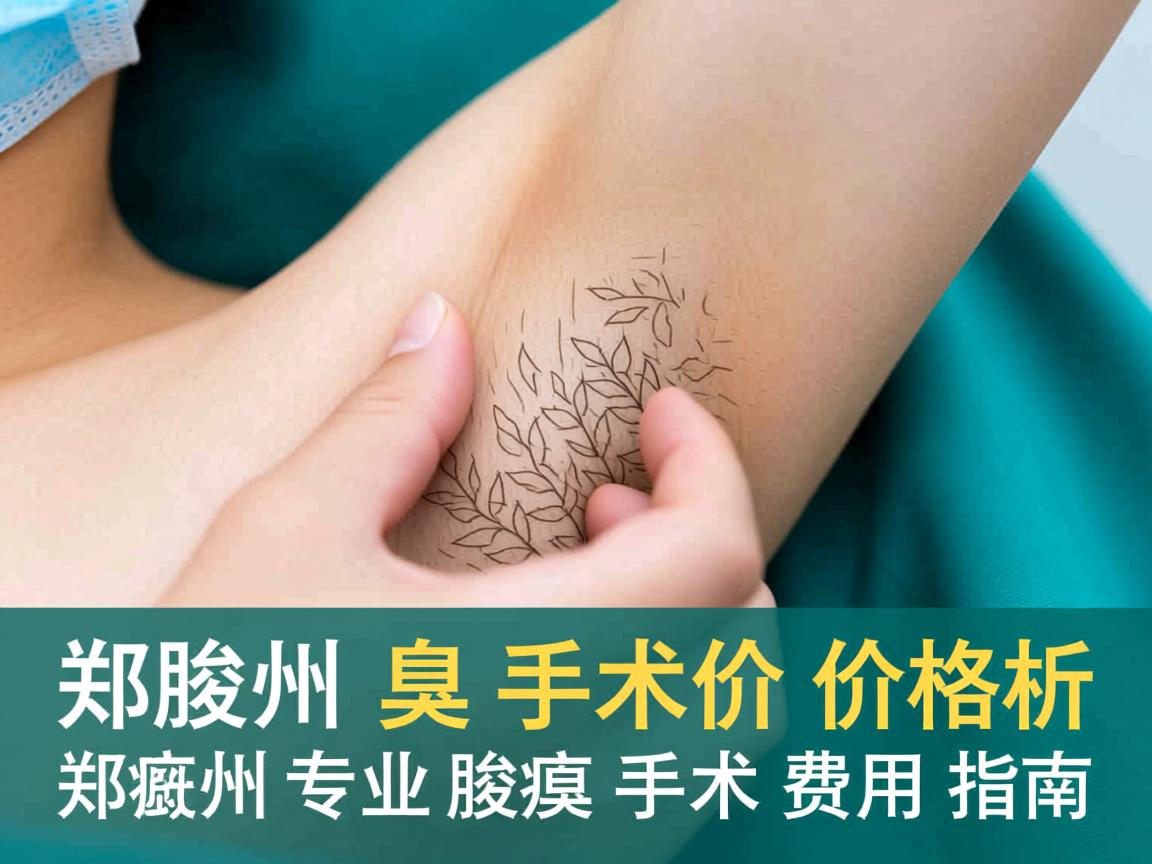 郑州腋臭手术价格解析,郑州专业腋臭手术费用指南 郑州腋臭手术价格解析,郑州专业腋臭手术费用指南