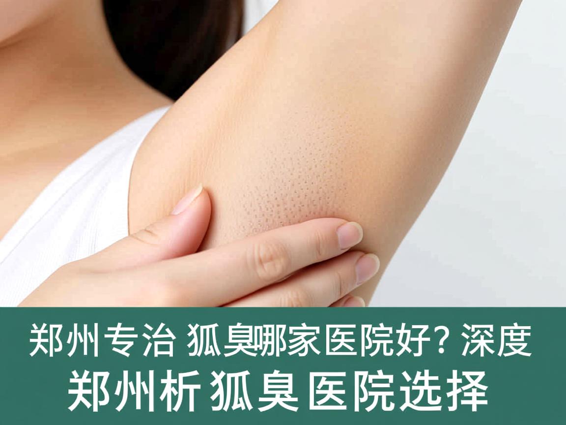 郑州专治狐臭哪家医院好？深度解析郑州狐臭医院选择