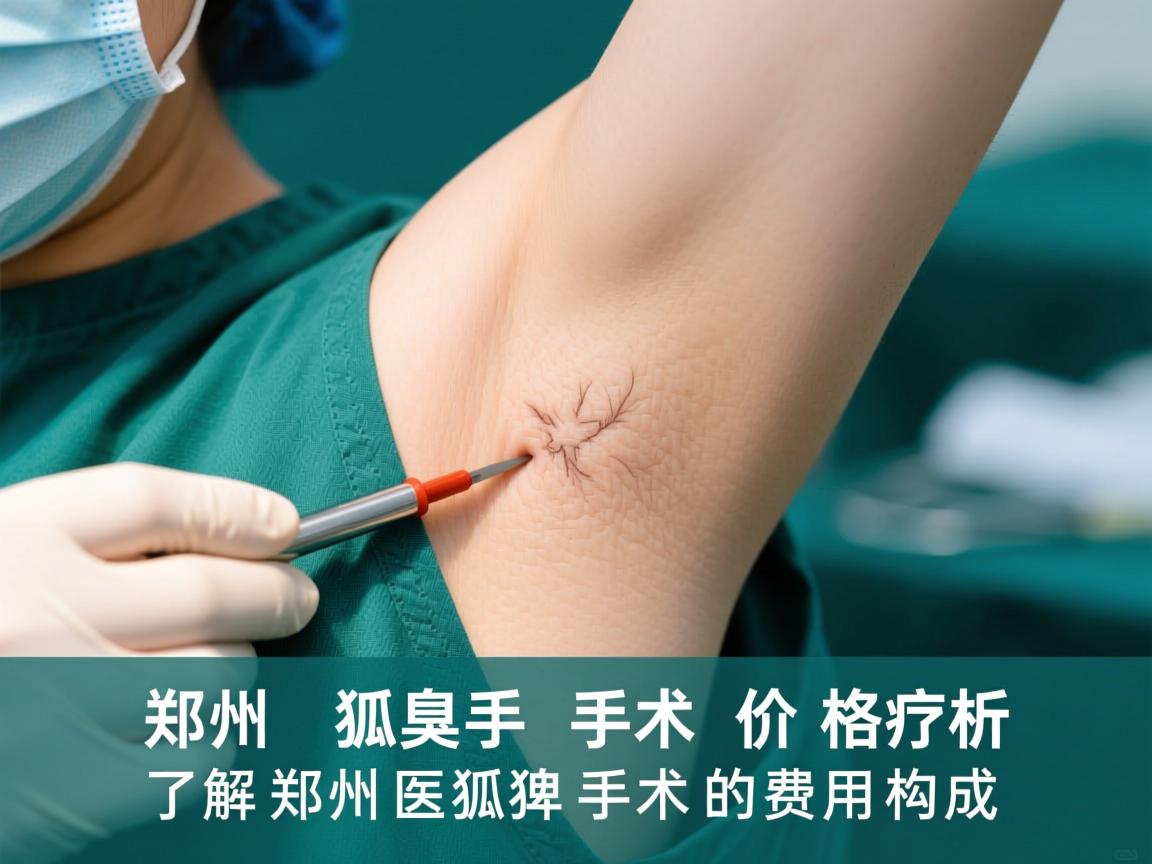 郑州狐臭手术价格解析，了解郑州狐臭手术的费用构成