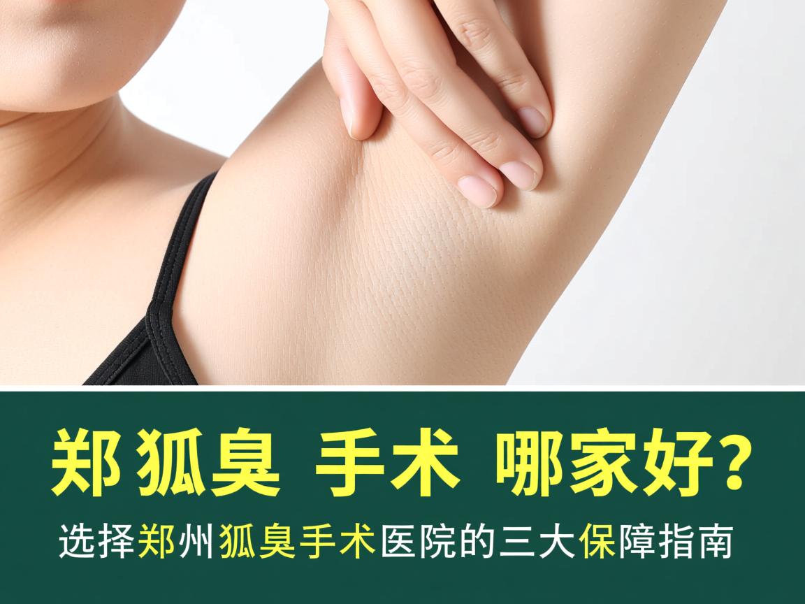 郑州狐臭手术哪家好？选择郑州狐臭手术医院的三大保障指南