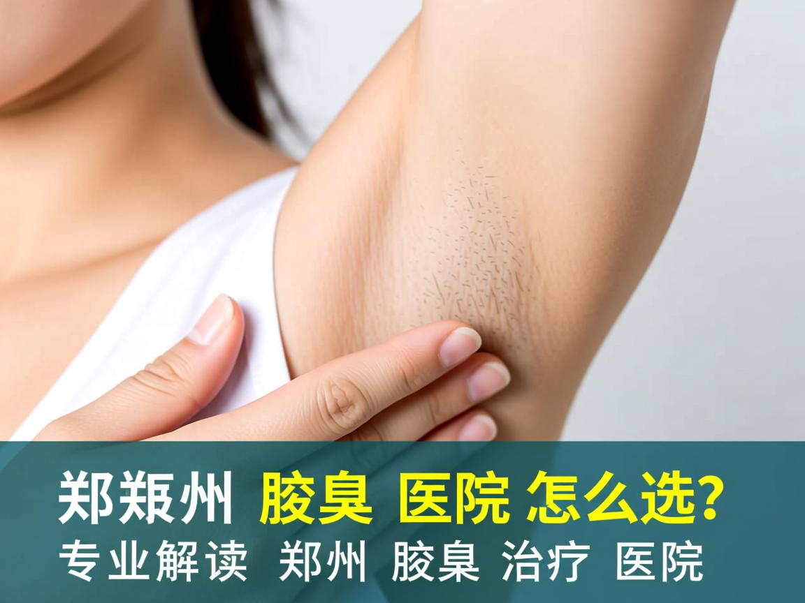 郑州腋臭医院怎么选？专业解读郑州腋臭治疗医院