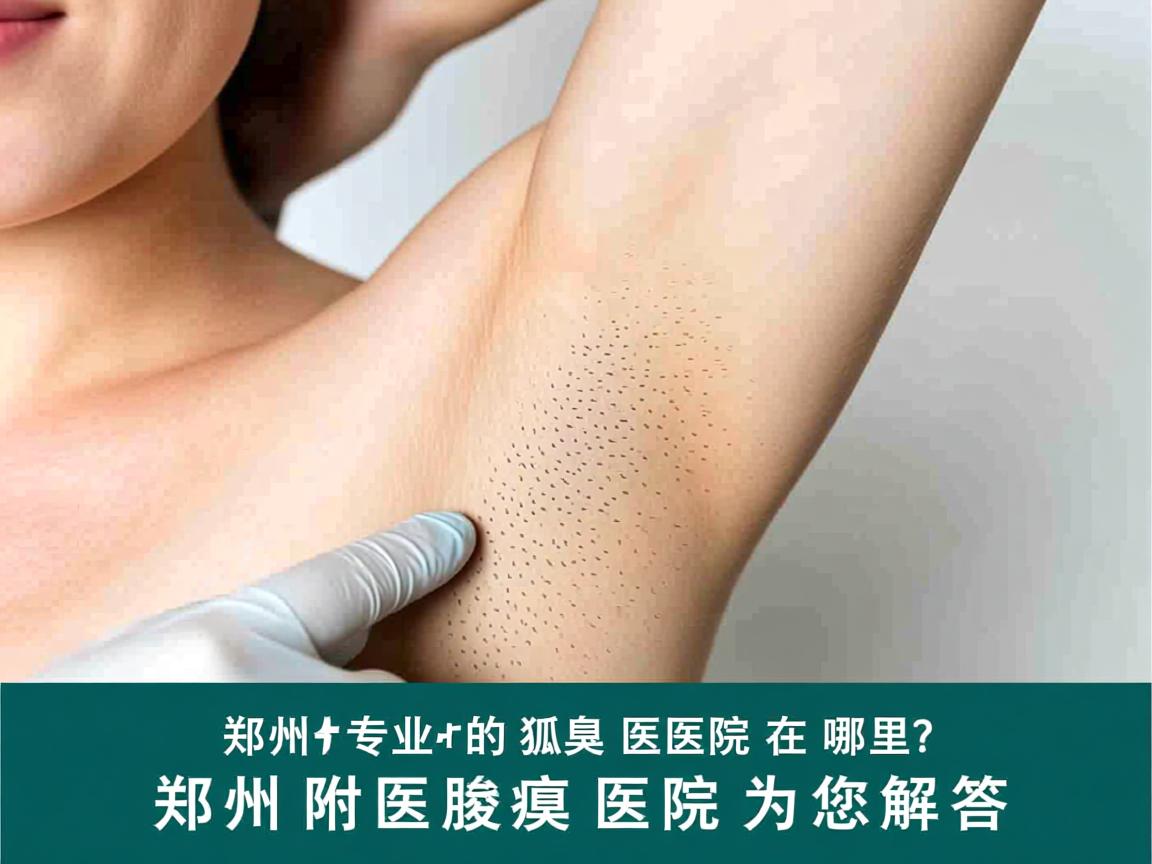 郑州专业的狐臭医院在哪里？郑州附医腋臭医院为您解答