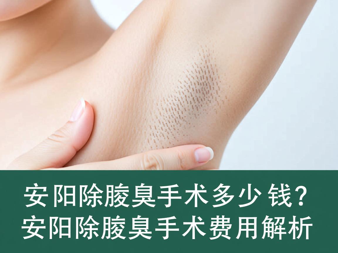 在安阳除腋臭手术多少钱？安阳除腋臭手术费用解析