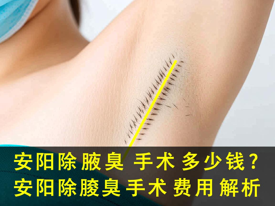 在安阳除腋臭手术多少钱？安阳除腋臭手术费用解析
