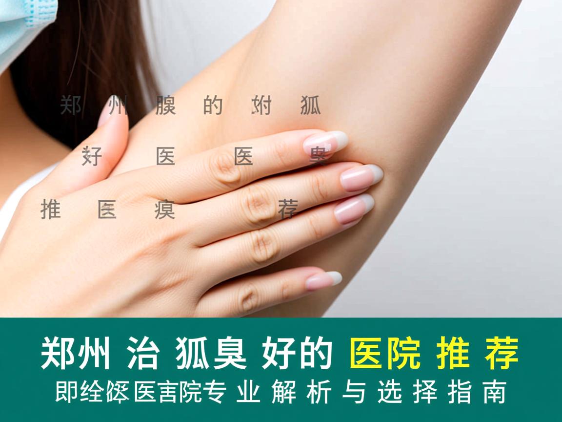 郑州治狐臭好的医院推荐,郑州附医腋臭医院专业解析与选择指南 郑州治狐臭好的医院推荐,郑州附医腋臭医院专业解析与选择指南