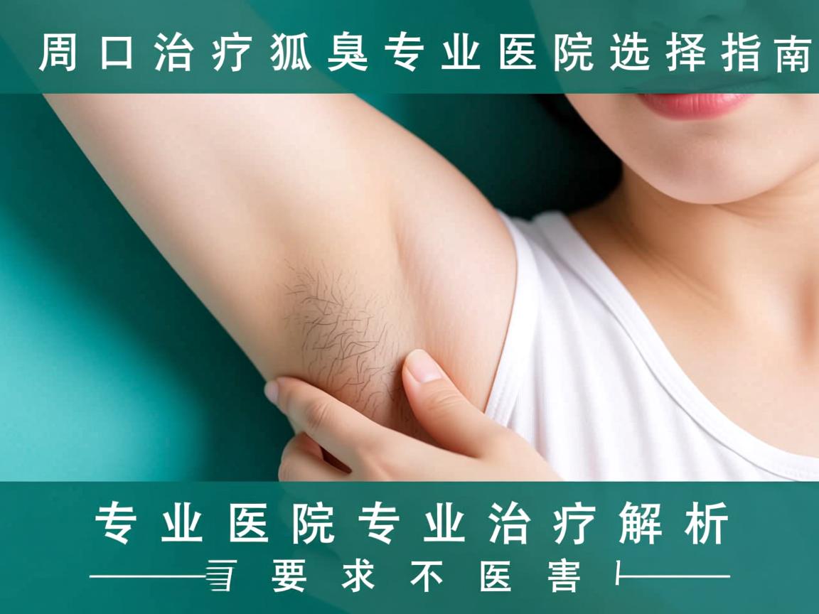 周口治疗狐臭专业医院选择指南，专业医院的专业治疗解析