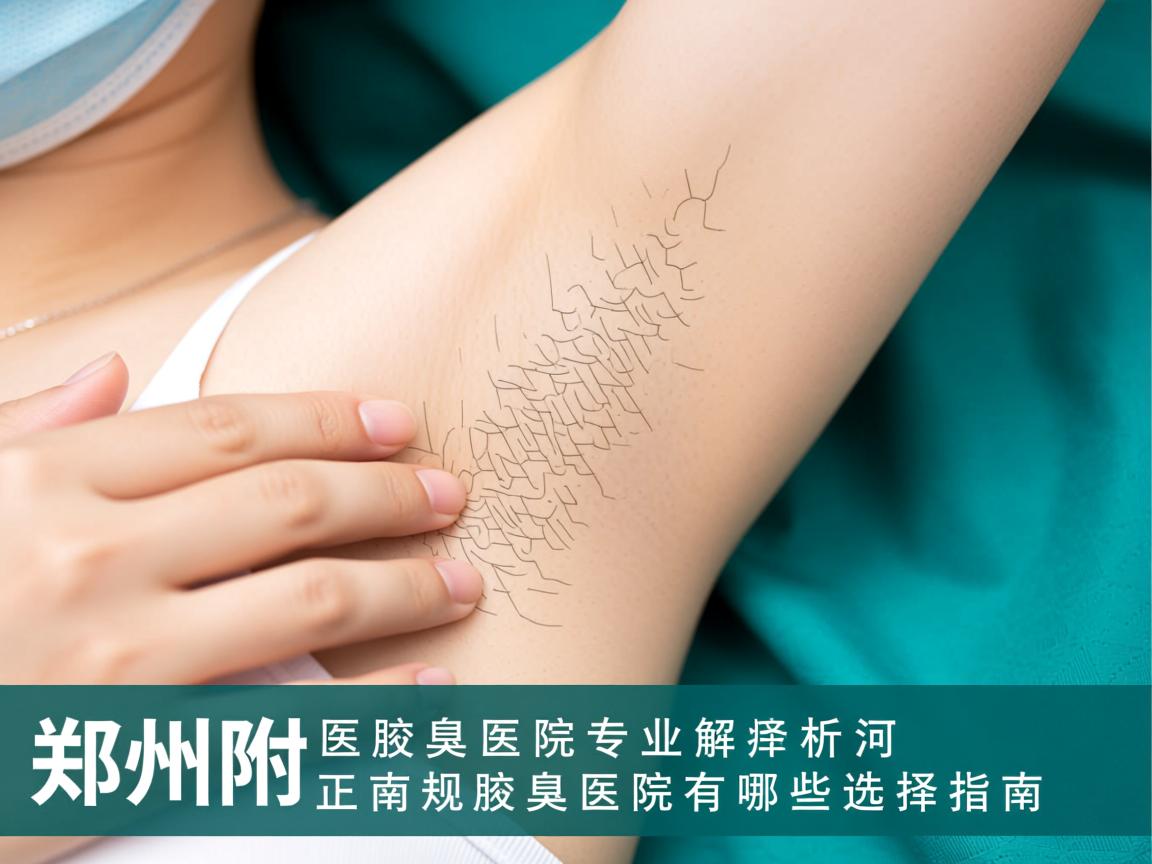 郑州附医腋臭医院专业解析，河南正规腋臭医院有哪些选择指南