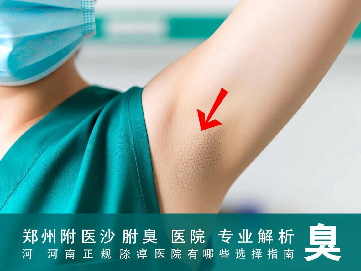 郑州附医腋臭医院专业解析，河南正规腋臭医院有哪些选择指南