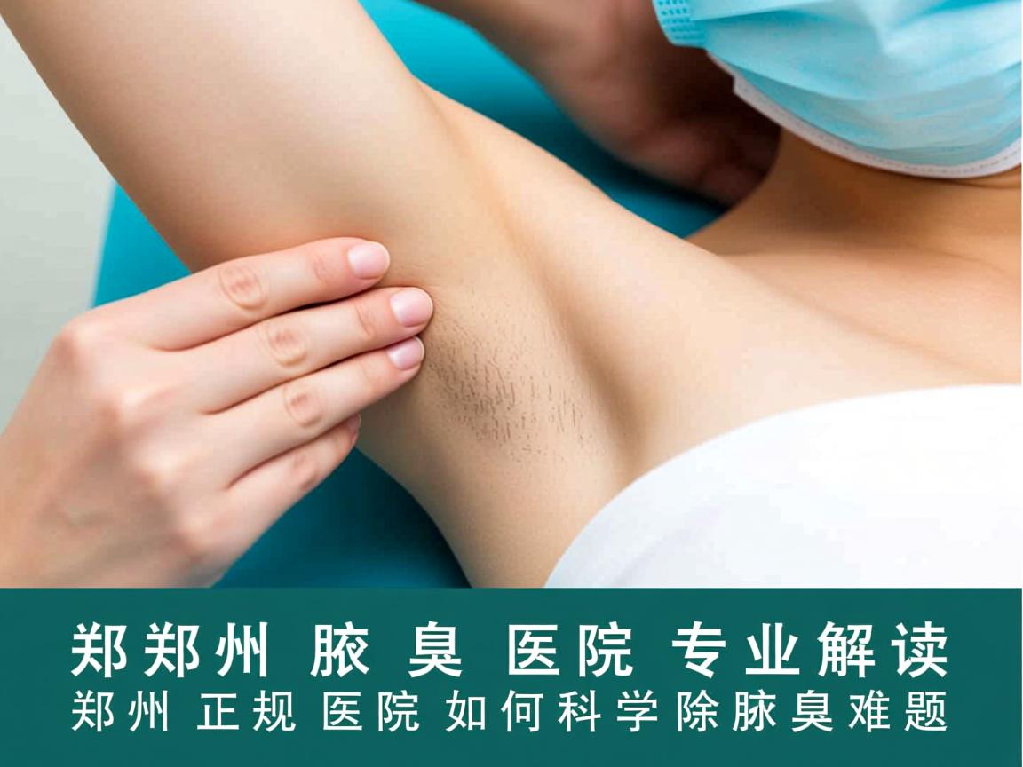 郑州腋臭医院专业解读，郑州正规医院如何科学根除腋臭难题