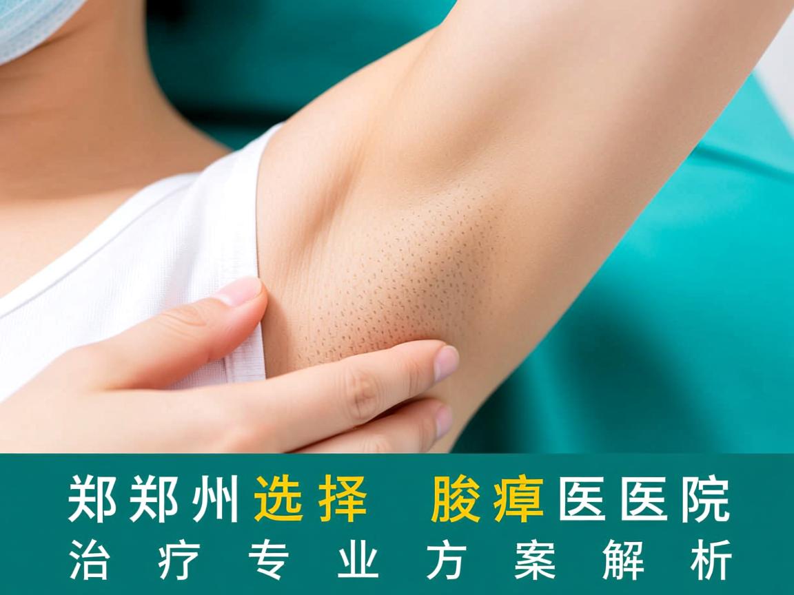 腋臭治疗选择，郑州腋臭医院的腋臭治疗专业方案解析