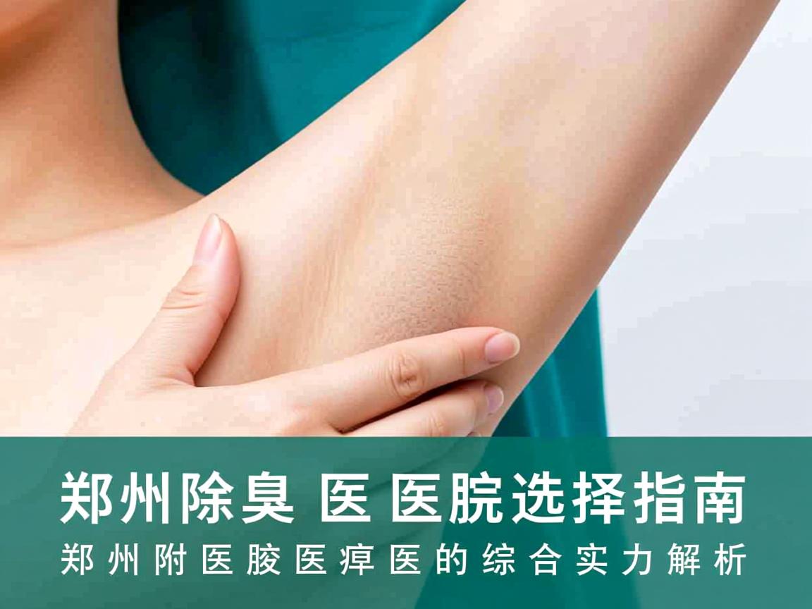 郑州除腋臭医院选择指南，郑州附医腋臭医院的综合实力解析