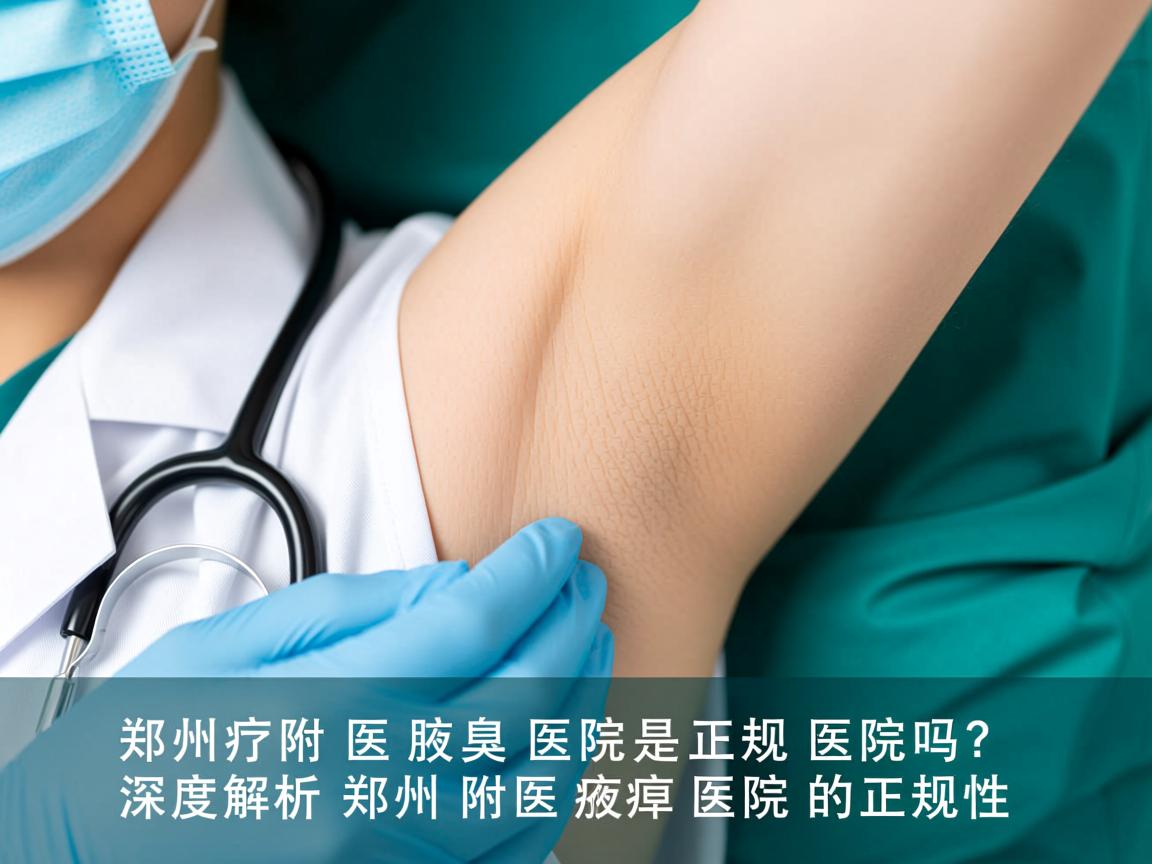 郑州附医腋臭医院是正规医院吗？深度解析郑州附医腋臭医院的正规性