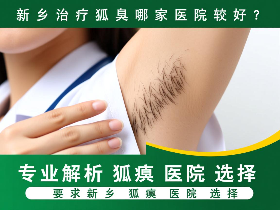 新乡治疗狐臭哪家医院较好？专业解析新乡狐臭医院选择