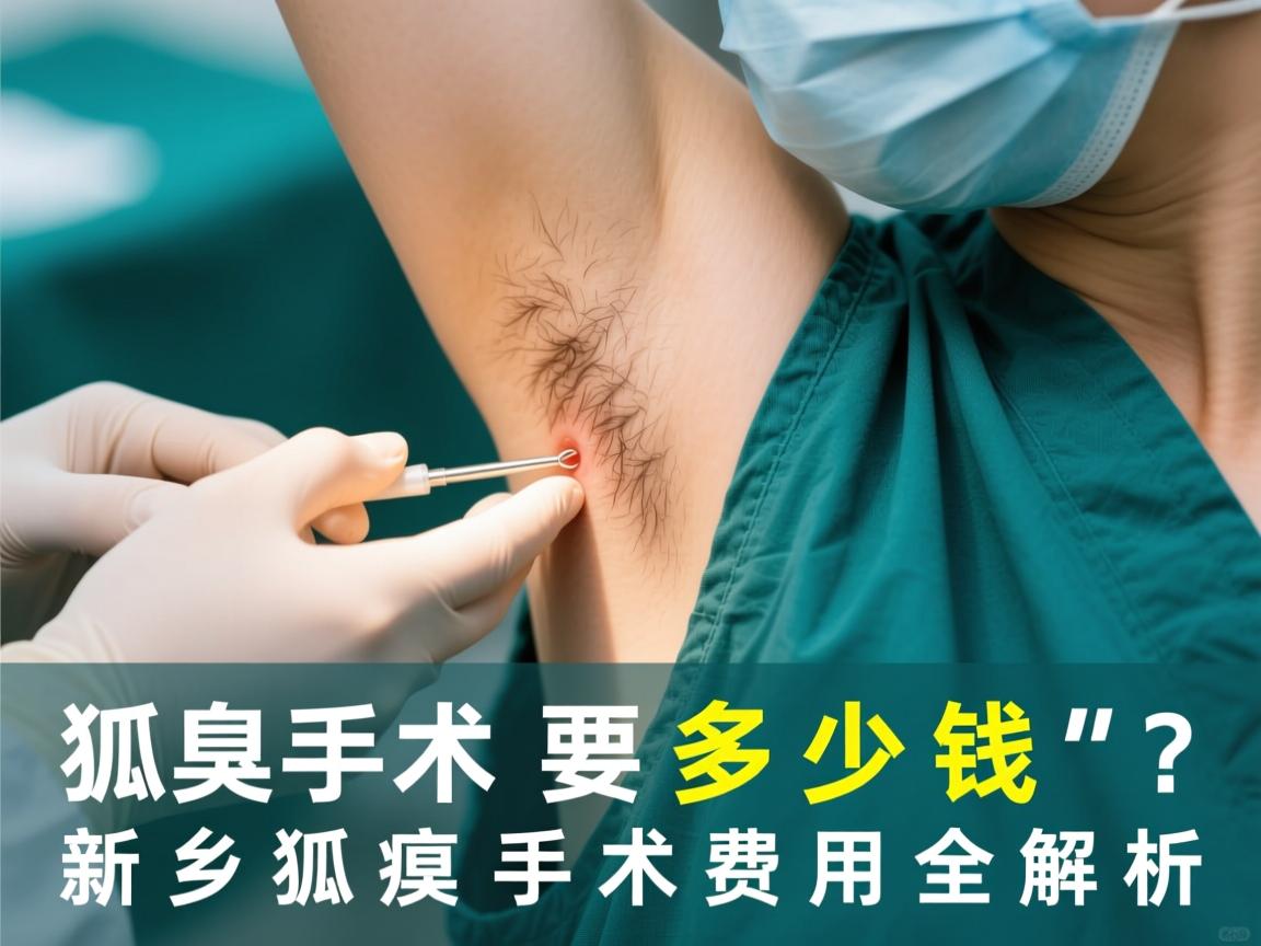 狐臭手术要多少钱？新乡狐臭手术费用全解析