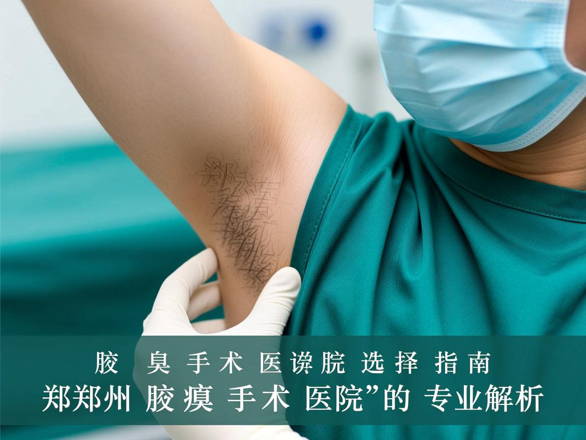 腋臭手术医院选择指南,郑州腋臭手术医院的专业解析 腋臭手术医院选择指南,郑州腋臭手术医院的专业解析