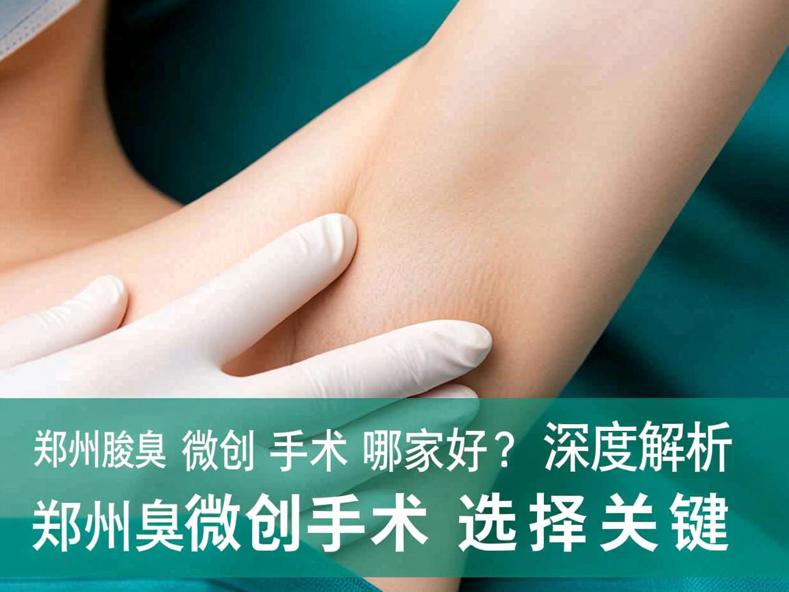郑州腋臭微创手术哪家好?深度解析郑州腋臭微创手术的选择关键 郑州腋臭微创手术哪家好?深度解析郑州腋臭微创手术的选择关键