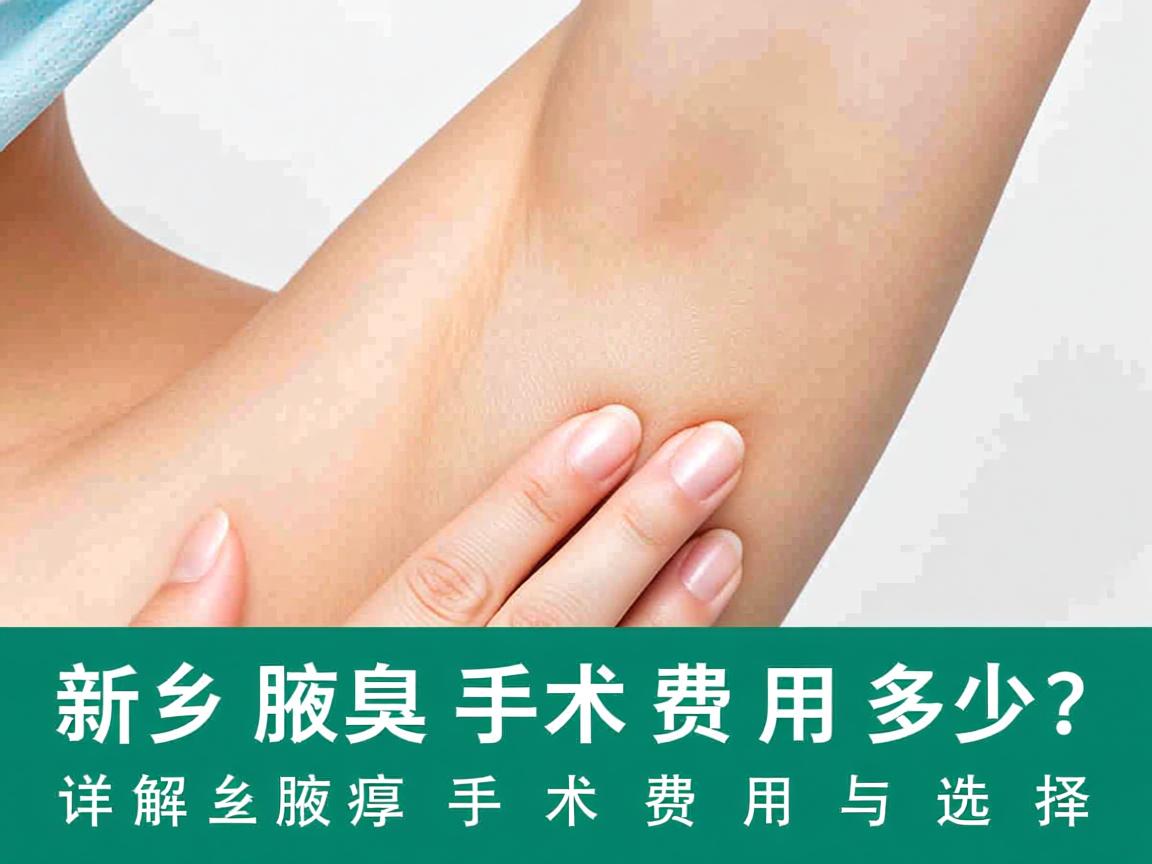 新乡腋臭手术费用多少?详解新乡腋臭手术费用与选择 新乡腋臭手术费用多少?详解新乡腋臭手术费用与选择
