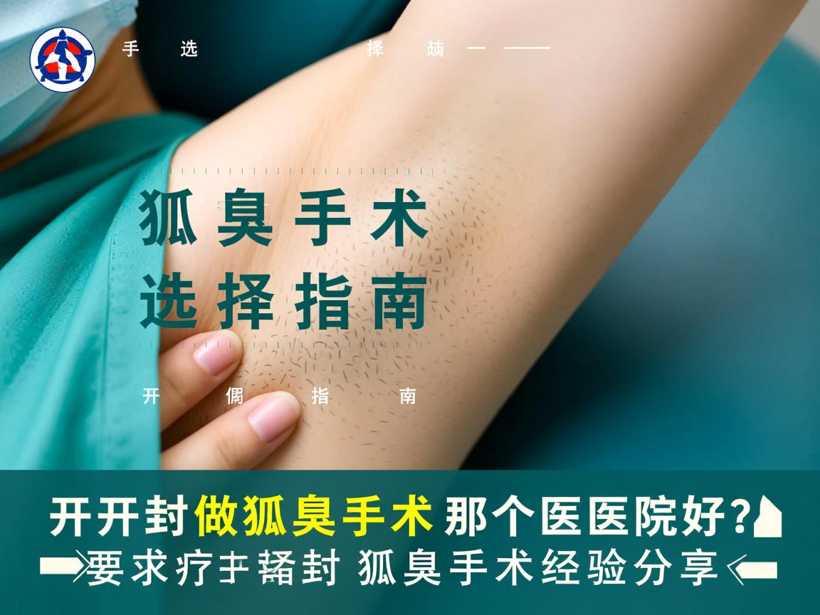 狐臭手术选择指南，开封做狐臭手术那个医院好？开封狐臭手术经验分享